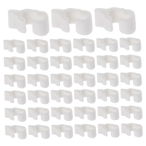 NUOBESTY 40 Stück Teiliges Weiße Türverschluss clips für und Haustierkäfige Werkzeugfreie Montage Robustes Kunststoff verbindungssystem Vielseitig für Kleiderschränke Schuhschränke und von NUOBESTY