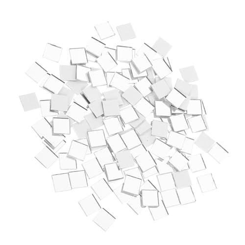 NUOBESTY 400 Stück Selbstklebende Quadratische Spiegel-mosaikfliesen aus Feuerfestem Glas für DIY Kunst und Schmuckprojekte Lichtreflektierend Einfache Montage Kreative Dekoration für NUOBESTY 400 Stück Selbstklebende Quadratische Spiegel-mosaikfliesen aus Feuerfestem Glas für DIY Kunst und Schmuckprojekte Lichtreflektierend Einfache Montage Kreative Dekoration für von NUOBESTY