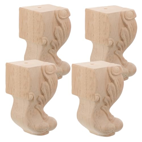 NUOBESTY 4stücke Geschnitzte Holzmöbelbeine Europäisches Design Für Sofas Tische Tv-schränke Einfache Montage Massivem Holz Zur Verschönerung Ihrer Möbel NUOBESTY 4stücke Geschnitzte Holzmöbelbeine Europäisches Design Für Sofas Tische Tv-schränke Einfache Montage Massivem Holz Zur Verschönerung Ihrer Möbel von NUOBESTY