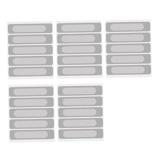 NUOBESTY 5 Blätter Glasfaser Reparaturband Selbstklebend Wasserdichtes Fenster Türnetz Reparaturkleber Moskitonetz Patch für Fliegengitter Reparatur Langlebig von NUOBESTY
