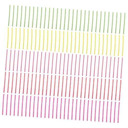 NUOBESTY 5 Packungen Pack Bunte Bindedraht Lollipop Verschlussdraht Gebäckbeutel Versiegelungsdraht Flexibel Vielseitig für Süßigkeiten Snackverpackung von NUOBESTY
