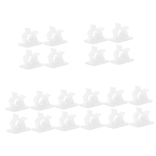 NUOBESTY 5 Sätze Kabelclips Selbstklebend Kabelmanagement Für Ordnung Für Haustiere Für Schreibtisch Und Zuhause Einfache Handhabung Schwarz 100 Stück * 5 von NUOBESTY