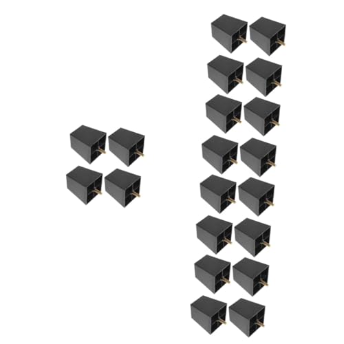NUOBESTY 5 Sätze Sofamatte Sofabeine Couchbeine Stuhlmöbelbeine Möbelbein Gerade Konische Beine Für Möbelfüße Fußbeine Für Couch Möbelbeinnivellierer Tischbeine 4 Stück * 5 von NUOBESTY