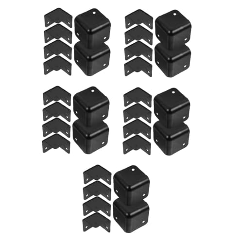 NUOBESTY 5 Sätze Teiliges Lautsprecher Eckenschutz Metall Kollision Schutz Für Boxen Praktische Möbel Eckenschützer Für Transport Und 6 Stück * 5 von NUOBESTY