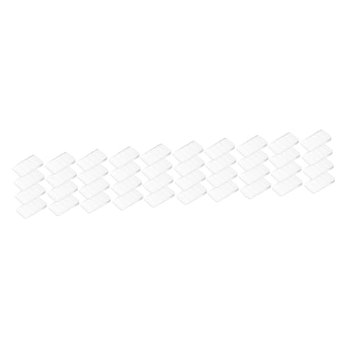 NUOBESTY 5 Sätze Teiliges Transparente Möbel Leveler Shims Kunststoff Wedge Leveler Für Bücherregal Bettgestell Und Installieren Und Praktisch Für Täglichen Gebrauch 8 Stück * 5 von NUOBESTY