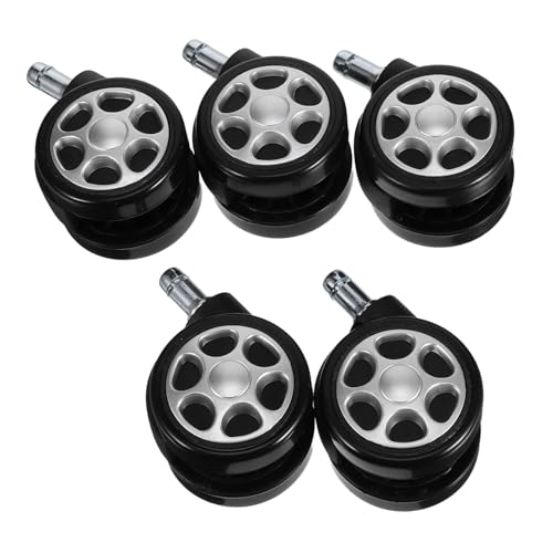 NUOBESTY 5 Stück Bürostuhlrollen mit Bremse Schwere Drehbare Ersatz Computer Gaming-stühle Stift Robuste Langlebige Möbelrollen für Sicheren Halt NUOBESTY 5 Stück Bürostuhlrollen mit Bremse Schwere Drehbare Ersatz Computer Gaming-stühle Stift Robuste Langlebige Möbelrollen für Sicheren Halt von NUOBESTY