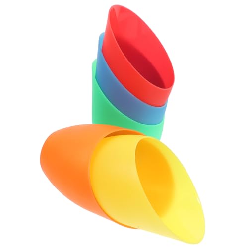 NUOBESTY 5 Stück Bunte Lampenschirme Design Lampenschirm Ersatz für Stehlampe Tischlampe Wandlampe Fassung Montageöffnung Einfache Installation Vielseitig Einsetzbar Wohnzimmer von NUOBESTY