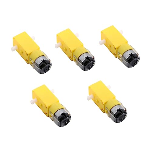 NUOBESTY 5 Stück Getriebemotor Wellenzahnräder Automotor Kleiner Elektromotor Modell Bürstenloser Autorobotermotor Intelligenter Roboter Doppelgetriebemotor Magnetischer Interferenzmotor NUOBESTY 5 Stück Getriebemotor Wellenzahnräder Automotor Kleiner Elektromotor Modell Bürstenloser Autorobotermotor Intelligenter Roboter Doppelgetriebemotor Magnetischer Interferenzmotor von NUOBESTY