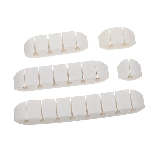 NUOBESTY 5 Stück Kabelhalter Set Selbstklebende Kabelorganizer für Schreibtisch USB Kabel Clips für Effektives Kabelmanagement für Ladekabel und Büroanwendungen NUOBESTY 5 Stück Kabelhalter Set Selbstklebende Kabelorganizer für Schreibtisch USB Kabel Clips für Effektives Kabelmanagement für Ladekabel und Büroanwendungen von NUOBESTY