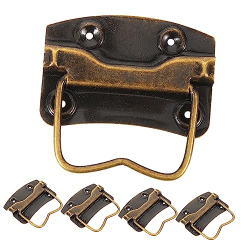 NUOBESTY 5 Stück Klassischer Möbelgriff Antik Vintage Beweglicher Truhengriff Robuster Koffer Schwarze Möbelgriffe Schwerer Lastgriff Truhengriff Rustikale Griffe Aus Eisen NUOBESTY 5 Stück Klassischer Möbelgriff Antik Vintage Beweglicher Truhengriff Robuster Koffer Schwarze Möbelgriffe Schwerer Lastgriff Truhengriff Rustikale Griffe Aus Eisen von NUOBESTY