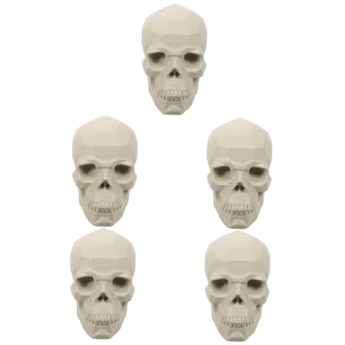 NUOBESTY 5 Stück Skizze Avatar Lehre Harz Schädel Skulptur Skizze Skulptur Werkzeug Zeichnung Form Lehrmittel Schädel Handwerk Skizze Praxis Modell Schädel Skizze Zeichnung Schädel Formen von NUOBESTY