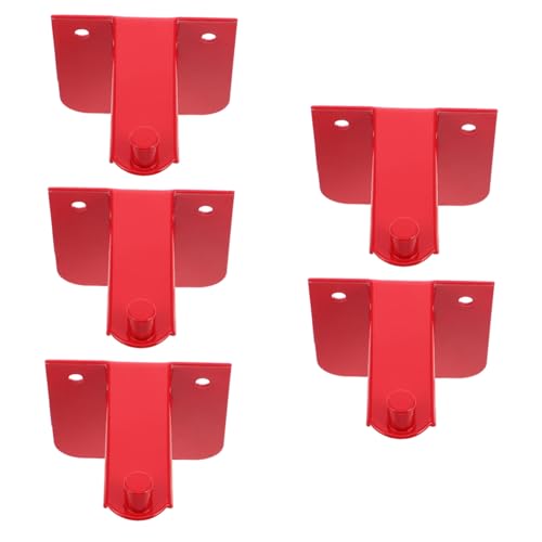 NUOBESTY 5 Stück Teiliges Feuerlöscher Halter aus Kohlenstoffstahl Stabile Wandhalterung Platzsparende Befestigung Einfache Installation Vielseitig für Werkstatt Büro Zuhause Industrie von NUOBESTY