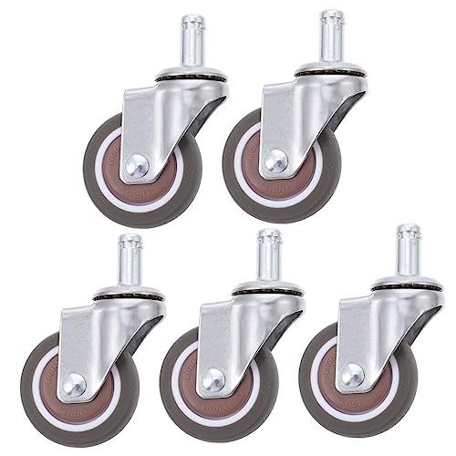 NUOBESTY 5 Stück Teiliges Set Universalrollen für Bürostühle Drehbare Geräuscharme Hartboden Lenkrollen Strapazierfähige Verschleißfeste Caster Wheels Einfacher Einbau Bodenschonend NUOBESTY 5 Stück Teiliges Set Universalrollen für Bürostühle Drehbare Geräuscharme Hartboden Lenkrollen Strapazierfähige Verschleißfeste Caster Wheels Einfacher Einbau Bodenschonend von NUOBESTY