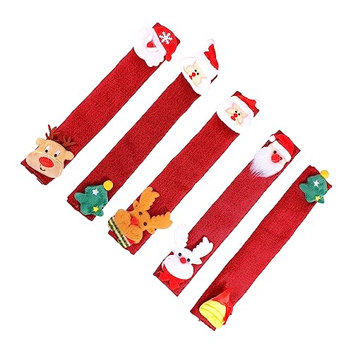 NUOBESTY 5 Stück Teiliges Weihnachts Mikrowellen Griffschutzset Dekorative Handgriffe für Kühlschrank Ofen und Geschirrspüler Elegante Weihnachtsküchen Dekoration NUOBESTY 5 Stück Teiliges Weihnachts Mikrowellen Griffschutzset Dekorative Handgriffe für Kühlschrank Ofen und Geschirrspüler Elegante Weihnachtsküchen Dekoration von NUOBESTY