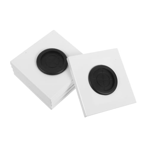 NUOBESTY 5 Stück Teiliges Weiße Steckdosen abdeckplatten mit Gummitüllen Kabeldurchführung Wandplatte für Lichtschalter und Steckdosen Staubdichte Kabelmanagement blende von NUOBESTY