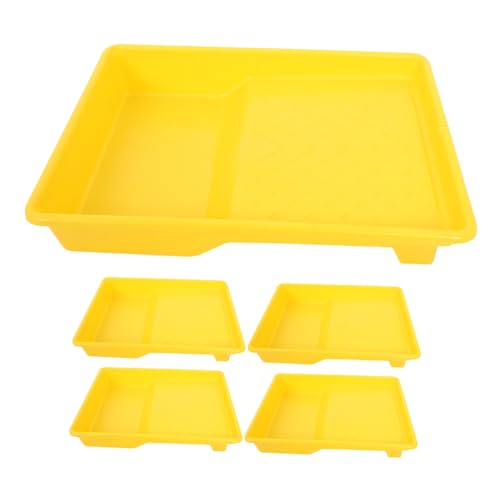 NUOBESTY 5 Stück Teiliges Wiederverwendbare Kunststoff Farbroller Farbwanne Vielseitige Farbwanne zum Mischen für Wandgestaltung Heimrenovierung und Diy-projekte NUOBESTY 5 Stück Teiliges Wiederverwendbare Kunststoff Farbroller Farbwanne Vielseitige Farbwanne zum Mischen für Wandgestaltung Heimrenovierung und Diy-projekte von NUOBESTY