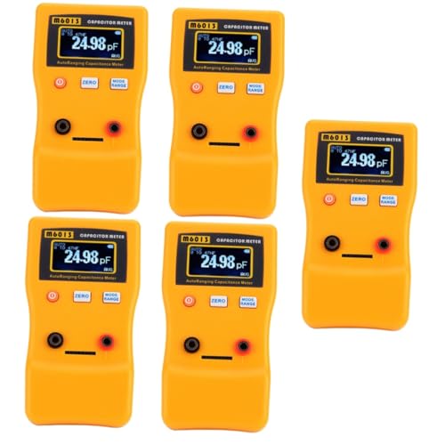 NUOBESTY 5 Stück Tester Automatisches Digitales Kondensatormessgerät Messen Kondensatormessgerät Kondensatortester Kondensatormessung Kondensatorprüfer Kondensatormessgerät Tester Aus von NUOBESTY