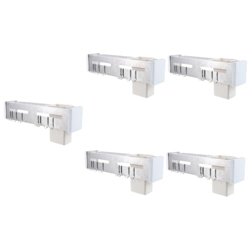 NUOBESTY 5 Stück Wandmesserhalter Besteck Essstäbchenhalter Küchenutensilienorganisator Montieren Küchenutensilienhalter Utensilhalter Der Wandmontage Schneiden Silber Rostfreier Stahl von NUOBESTY