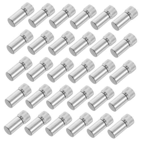 NUOBESTY 50 Stück Cabinet Shelf Support Pins mit Schrauben Nahtloses Design Langlebig und Belastbar Einfache Montage für Küchenmöbel Bücherregale Schränke und Glasvitrinen NUOBESTY 50 Stück Cabinet Shelf Support Pins mit Schrauben Nahtloses Design Langlebig und Belastbar Einfache Montage für Küchenmöbel Bücherregale Schränke und Glasvitrinen von NUOBESTY