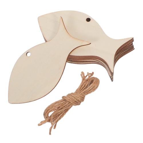 NUOBESTY 50 Stück Hölzerne Fischförmige Hängende Dekoration Natürliche Fischform -ornamente Dekoration Für Meerestiere Im Kunstfischdekoration Ornamente Mit Meeresmotiven Holz Beige NUOBESTY 50 Stück Hölzerne Fischförmige Hängende Dekoration Natürliche Fischform -ornamente Dekoration Für Meerestiere Im Kunstfischdekoration Ornamente Mit Meeresmotiven Holz Beige von NUOBESTY