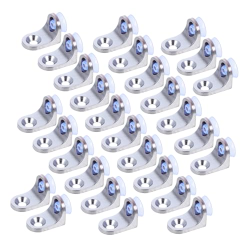 NUOBESTY 50 Stück Teiliges Schrank Regalstützen aus Zinklegierung Schwere Metallhalter für Glas Holzregale Einfache Montage Langlebig und Pflegeleicht Geeignet für Küchen Kleiderschränke NUOBESTY 50 Stück Teiliges Schrank Regalstützen aus Zinklegierung Schwere Metallhalter für Glas Holzregale Einfache Montage Langlebig und Pflegeleicht Geeignet für Küchen Kleiderschränke von NUOBESTY