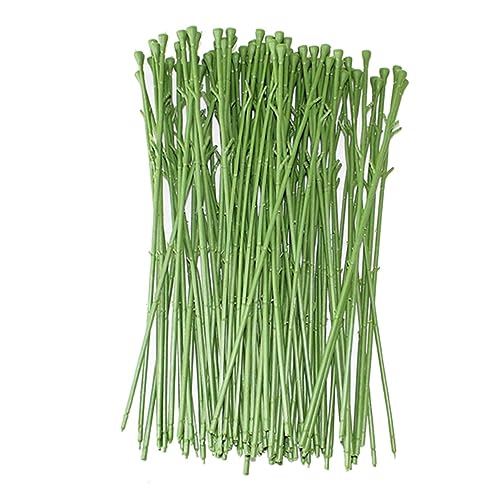 NUOBESTY 50 Stück künstlicher Blumenstiel Künstlicher Blumenstrauß Materialzubehör blumengesteck steckblumen Blumenarrangement mit kurzen Stielen Blumenstange selber Machen Blütenkopf Pole von NUOBESTY