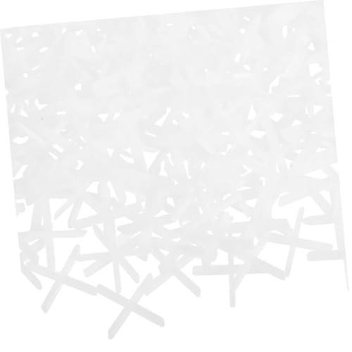 NUOBESTY 500 Stück Fliesenausgleichskeile Kreuzform Kunststoff Fliesenabstandshalter für Wand und Boden Präzise Keramische Fliesenpositionierung Gleichmäßige Abstände Schnelle von NUOBESTY