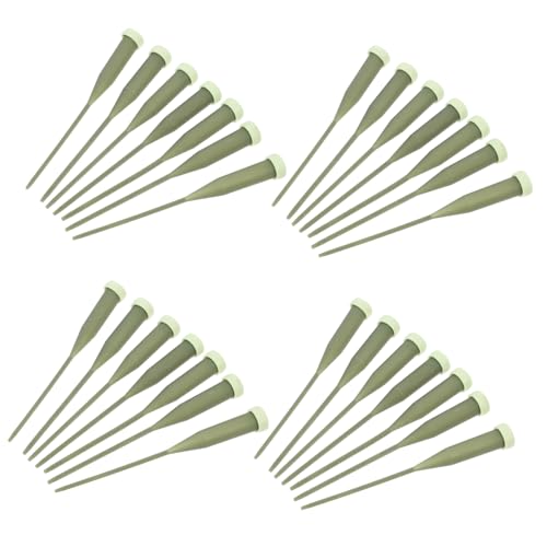 NUOBESTY 50stücke Wasserschläuche Mit Kappen Für Blumen Ausziehbare Wasserschläuche Aus Kunststoff Blumenarrangement-wasserröhrchen Mit Silikonkappen Für Frische Blumenbedarf von NUOBESTY