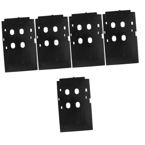 NUOBESTY 5 Stücke Karte Tablett PVC Karten Drucker Tablett Werkzeug Entwickelt Für Id Karte Drucker von NUOBESTY