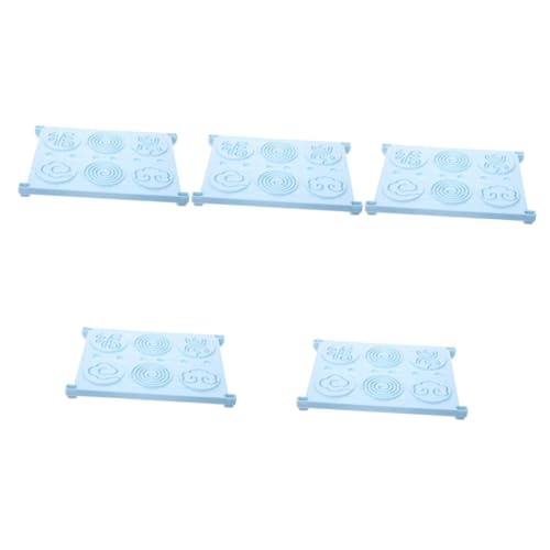 NUOBESTY 5St handgefertigtes Räucherstäbchentablett Räuchertablett Weihrauch Machen Inhaber Zapfen Brenner Weihrauch Versorgung Werkzeug zur Weihrauchherstellung Plastik Sky-Blue NUOBESTY 5St handgefertigtes Räucherstäbchentablett Räuchertablett Weihrauch Machen Inhaber Zapfen Brenner Weihrauch Versorgung Werkzeug zur Weihrauchherstellung Plastik Sky-Blue von NUOBESTY