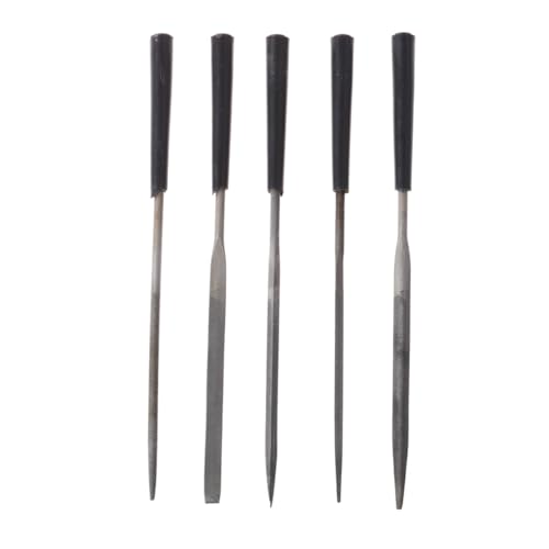 NUOBESTY 5Stück Teiliges Holzraspel Set Komfortable Handgriffe Robuste Holzfeilen für Schnelles Materialabtragen von Holz und Kunststoff von NUOBESTY