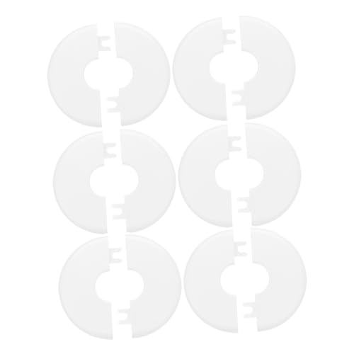 NUOBESTY 6 Stück Drahtreservierter Lochabdeckung geteilter Wandflansch wandmontierte Wasserleitungsabdeckung Wasserrohr deckt Dekoration ab wandmontierte Rohrabdeckung ppr Weiß NUOBESTY 6 Stück Drahtreservierter Lochabdeckung geteilter Wandflansch wandmontierte Wasserleitungsabdeckung Wasserrohr deckt Dekoration ab wandmontierte Rohrabdeckung ppr Weiß von NUOBESTY