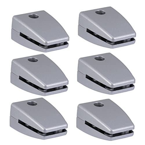 NUOBESTY 6 Stück Glashalter Schreibtischhalterung Schreibtisch Trennwand Clips Schreibtisch Trennwand Halterung Desktop Trennwand Halterungen Vertikaler Bildschirm Clip Desktop von NUOBESTY