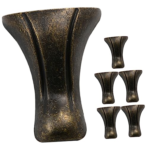 NUOBESTY 6 Stück Grüne Bronzecke Eckenschutz für Holzgehäuse Eckmöbelbeine Kommode Beine Möbelwachen Retro-Beineckenschutz Schmuck Brust Füße dekorative Holzkastenbeine Zinklegierung von NUOBESTY