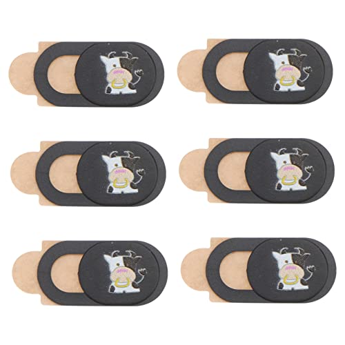 NUOBESTY 6 Stück Kameraabdeckung Webcam Slider Privatsphäre Der Kameraschutzabdeckung Laptop Abdeckung -Slide- Sichtschutz Webcam-Abdeckung Black Abs NUOBESTY 6 Stück Kameraabdeckung Webcam Slider Privatsphäre Der Kameraschutzabdeckung Laptop Abdeckung -Slide- Sichtschutz Webcam-Abdeckung Black Abs von NUOBESTY