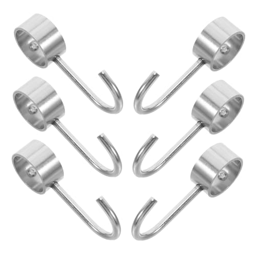 NUOBESTY 6 Stück Robuste Haken für Kleiderstangen Platzsparend und Glänzend Poliert Durchmesser für Küchenutensilien und Töpfe NUOBESTY 6 Stück Robuste Haken für Kleiderstangen Platzsparend und Glänzend Poliert Durchmesser für Küchenutensilien und Töpfe von NUOBESTY