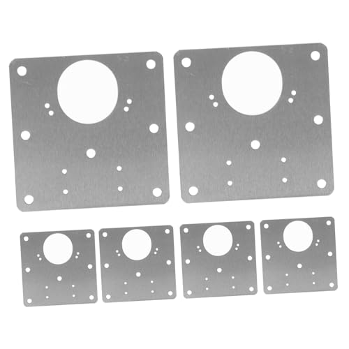 NUOBESTY 6 Stück Scharnier Reparaturplatte Teiliges für Küchenschranktüren Langlebige Montageplatten zur Scharniere Reparatur Einfache Installation Passend für Möbel und Schränke von NUOBESTY