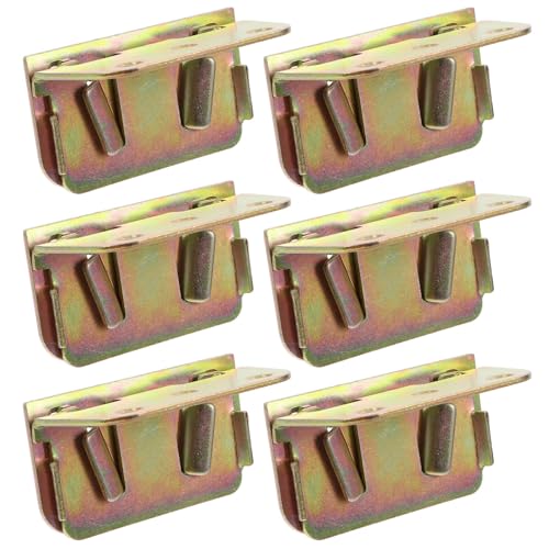 NUOBESTY 6 Stück Teiliges Bettgitter Befestigungsset U Förmige Bettverbindungsbeschläge für Stabile Bettrahmen Halterungen zur Verbesserung Stabilität und Haltbarkeit NUOBESTY 6 Stück Teiliges Bettgitter Befestigungsset U Förmige Bettverbindungsbeschläge für Stabile Bettrahmen Halterungen zur Verbesserung Stabilität und Haltbarkeit von NUOBESTY