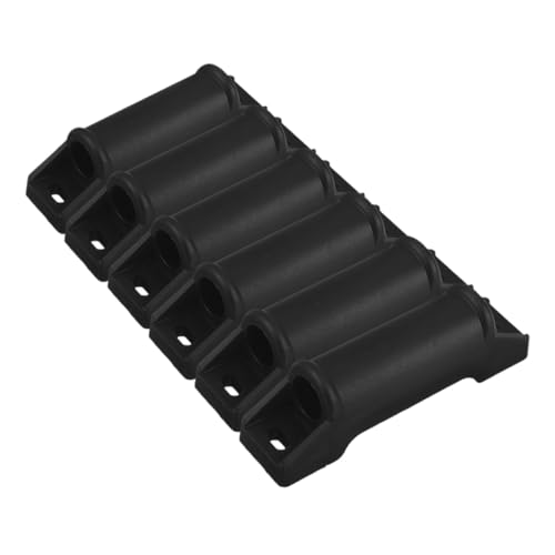 NUOBESTY 6 Stück Teiliges Ersatzteile Fußstützen für Bürostühle Robuste Leicht zu Reinigende Pedalgleiter Einfache Vielseitig für Gaming Stühle Elegante Schwarze Möbelgleiter von NUOBESTY