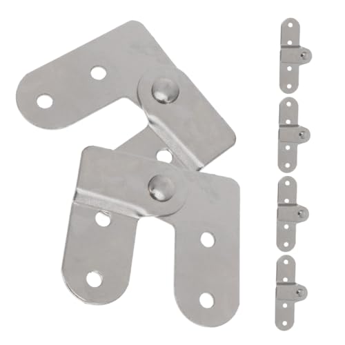 NUOBESTY 6 Stück Teiliges Klappbeschlag für Tischrahmen Verstellbare Scharniere für Klappbare Tischbeine Robuste Möbelbeschläge für und Regal Platzsparend und Vielseitig Einsetzbar NUOBESTY 6 Stück Teiliges Klappbeschlag für Tischrahmen Verstellbare Scharniere für Klappbare Tischbeine Robuste Möbelbeschläge für und Regal Platzsparend und Vielseitig Einsetzbar von NUOBESTY