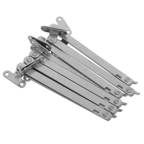 NUOBESTY 6 Stück Teiliges Klappenstützscharnier aus Robustem Eisen Faltbarer Verdeckter Klappmechanismus mit Soft-close-funktion Schwere Ausführung für Truhen Schrankscharniere Vielseitig NUOBESTY 6 Stück Teiliges Klappenstützscharnier aus Robustem Eisen Faltbarer Verdeckter Klappmechanismus mit Soft-close-funktion Schwere Ausführung für Truhen Schrankscharniere Vielseitig von NUOBESTY