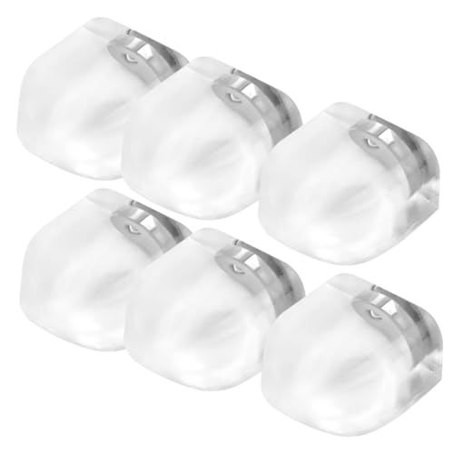 NUOBESTY 6 Stück Teiliges Magnetischer Silikon Türstopper Bodenmontage Unsichtbar Keine Bohrung Selbstklebend Stoßdämpfend Für Schlafzimmer Wohnzimmer Schutz Vor Wand Türschäden von NUOBESTY