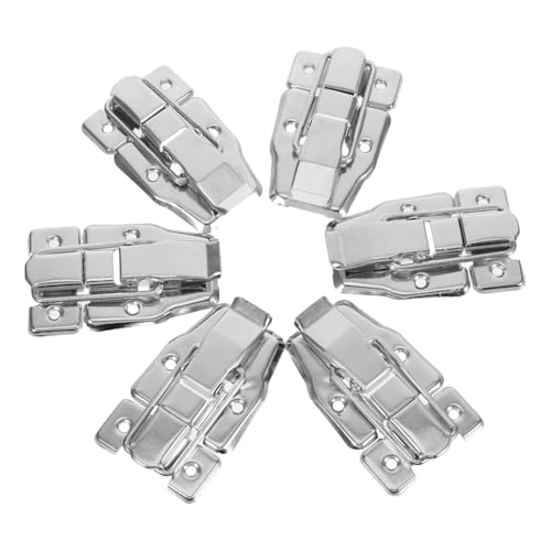 NUOBESTY 6 Stück Teiliges Retro Entenschnabel Knebelverschluss Metall Toggle Latch für Kleine Holzschatullen Schmuckkästen und Werkzeugkisten Stilvoller Verschluss für Neue Chinesische von NUOBESTY