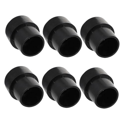 NUOBESTY 6 Stück Trampolin-beinkappen-Spitzen: Ersatz-Pads Für Leise Füße – Schwarze Anti-rutsch-abdeckungen Aus Latex – Passen Nur in Mini-trampolinbeine Mit 2,5 cm Durchmesser von NUOBESTY