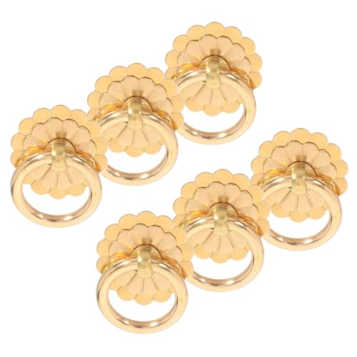 NUOBESTY 6 Stück Vintage Messing Ringgriff Schubladengriffe Retro Stil Möbelknöpfe für Küchenschränke Kommode Kleiderschrank Antikgold Dekorative Möbelgriffe NUOBESTY 6 Stück Vintage Messing Ringgriff Schubladengriffe Retro Stil Möbelknöpfe für Küchenschränke Kommode Kleiderschrank Antikgold Dekorative Möbelgriffe von NUOBESTY