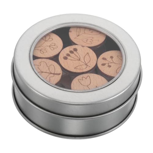 NUOBESTY 6 Teiliges Kreuzstich Werkzeugset Garnfadenspulen Spulenfadenhalter Ständer Holzfadenhalter Näh Organizer Spulenfadenhalter Spulenwickler Stickwerkzeug Beige Metall von NUOBESTY
