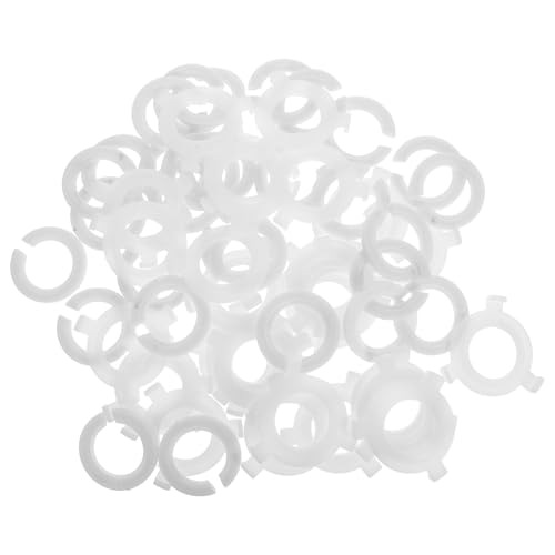 NUOBESTY 60 Stück Kunststoff E27-auf-E14 Adapterring – Lampenfassung-Adapter – Lampenschirm-Halterung für E27 Sockel – Befestigungsringe für Lampenschirme NUOBESTY 60 Stück Kunststoff E27-auf-E14 Adapterring – Lampenfassung-Adapter – Lampenschirm-Halterung für E27 Sockel – Befestigungsringe für Lampenschirme von NUOBESTY