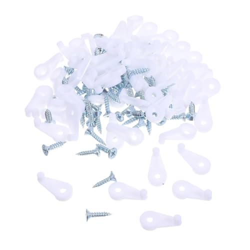 NUOBESTY 60 Stück Teiliges Spiegelhalter Schrauben Stabile Milchweiße Spiegelclips für Rahmenlose Glasplatten Vielseitige Befestigungsklammern für Wandschrank Vitrine und Türmontage NUOBESTY 60 Stück Teiliges Spiegelhalter Schrauben Stabile Milchweiße Spiegelclips für Rahmenlose Glasplatten Vielseitige Befestigungsklammern für Wandschrank Vitrine und Türmontage von NUOBESTY