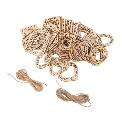 NUOBESTY 60 Stück Unlackierte Holzrahmen für Basteln Hohl Herz Oval und Eckige Formen Leichte Vielseitige DIY Holzanhänger für Wohnraumdekoration Valentinstag und Handwerksprojekte NUOBESTY 60 Stück Unlackierte Holzrahmen für Basteln Hohl Herz Oval und Eckige Formen Leichte Vielseitige DIY Holzanhänger für Wohnraumdekoration Valentinstag und Handwerksprojekte von NUOBESTY