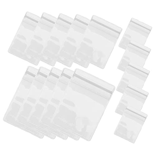 NUOBESTY 60stücke Schmuckbeutel Transparent Für Gastgeschenke Organisation Von Ohrringen Und Halsketten Tragbar Wiederverwendbar Mit Guter Abdichtung Für Schmuck Lagerung von NUOBESTY